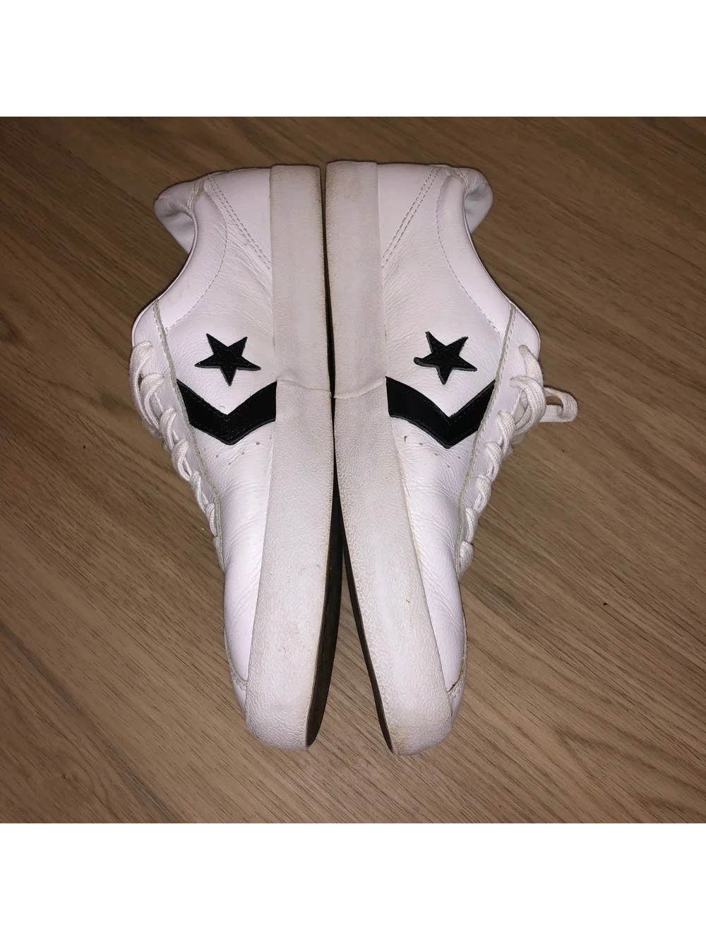 CONVERSE BREAKPOINT PRO OX OXFORD LOW WHITE BLACK SNEAKERS MENS Sz 9.5 WOMENS 11